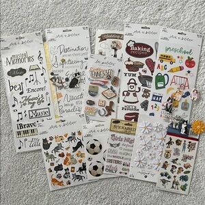 Hobby Lobby Assorted Sticker Sheets - Multicolor